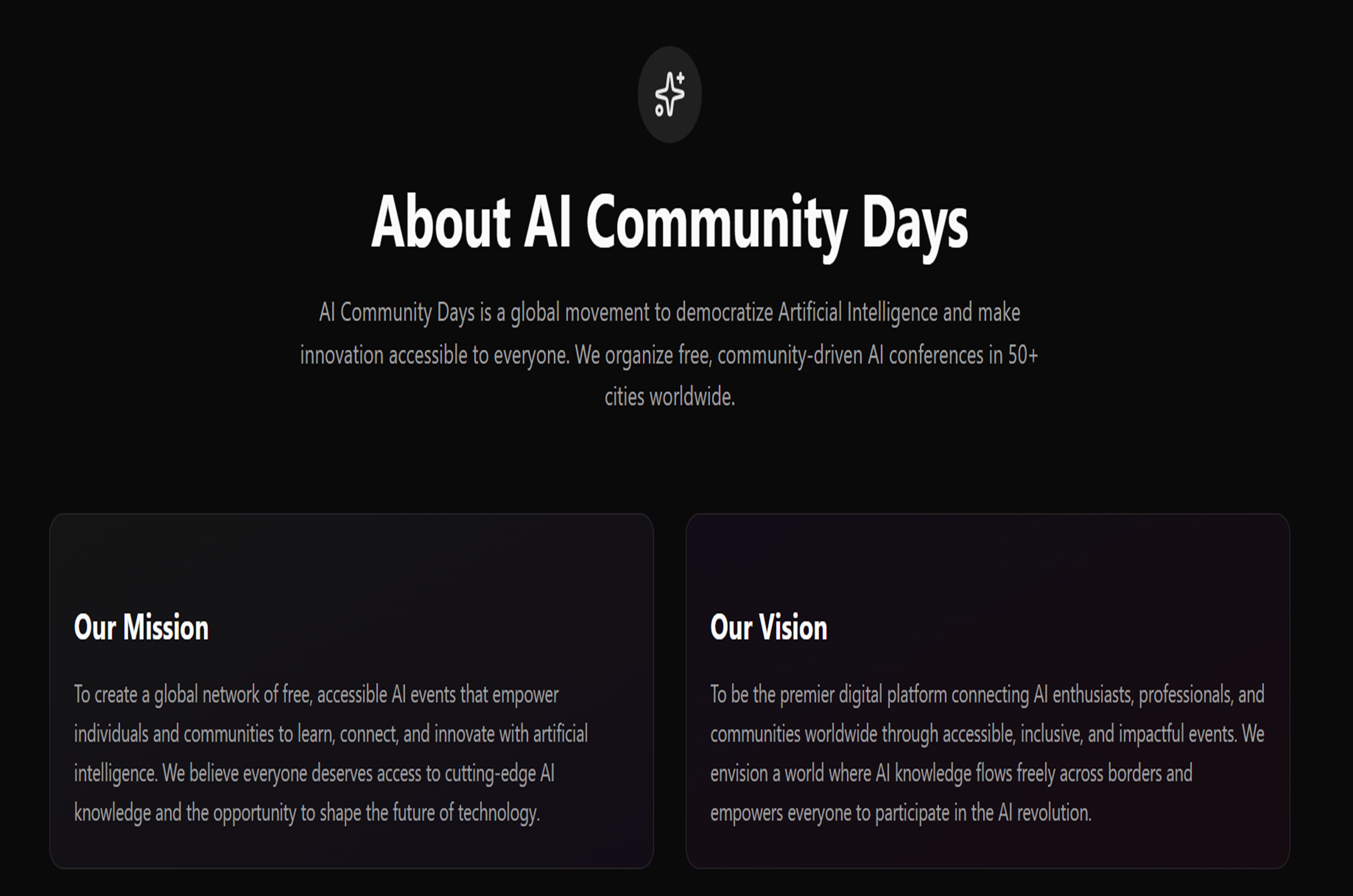 Global AI Community Days knowledge-sharing and community engagement session