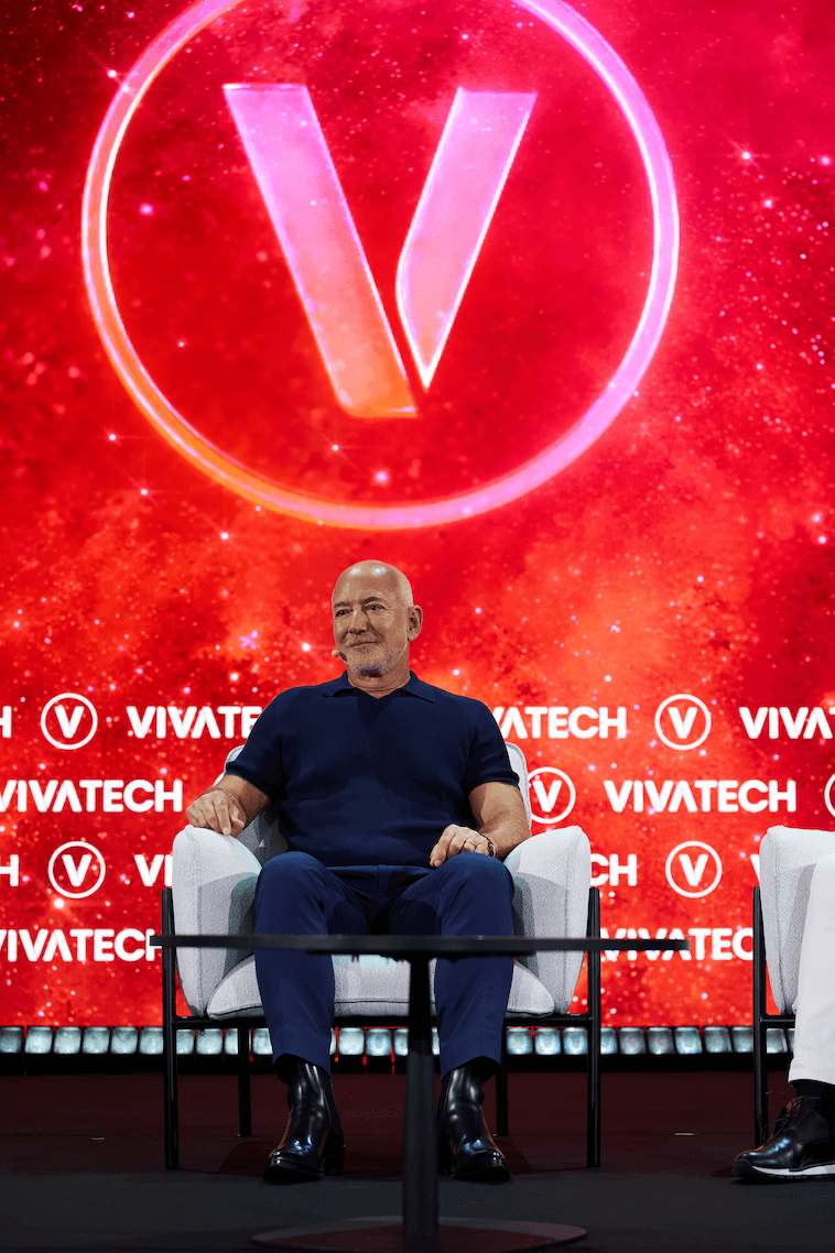 Technology leadership keynote on stage at VivaTech 2026