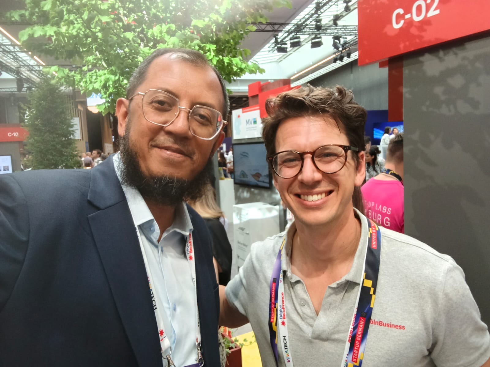 Mourtaza Fazlehoussen representing FORTEIA during business engagement at VivaTech 2026
